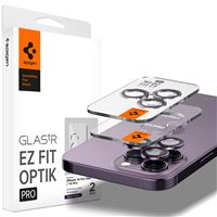 Spigen Glass EZ Fit Optik Pro 2 Pack, deep purple - iPhone 14 Pro/iPhone 14 Pro Max