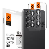Spigen Glass tR EZ Fit Optik Pro 2 Pack, black - Samsung Galaxy S24