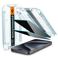 Spigen Glass tR EZ Fit HD Privacy 1 Pack - iPhone 15 Pro