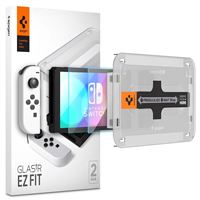 Spigen Glass tR EZ Fit 2 Pack - Nintendo Switch OLED