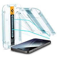 Spigen Glass tR EZ Fit 2 Pack, transparency - iPhone 15 Pro Max