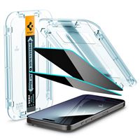 Spigen Glass tR EZ Fit (Privacy) 2 Pack, transparency - iPhone 15 Pro