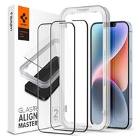 Spigen Glass tR AlignMaster HD 1 Pack, FC black - iPhone 14/13 Pro/13
