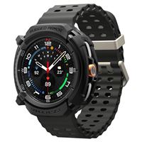 Spigen Rugged Armor, matte black - Galaxy Watch 8 Classic (46mm)