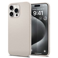 Spigen Liquid Air, natural titanium - iPhone 15 Pro Max