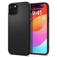 Spigen Liquid Air, matte black - iPhone 15