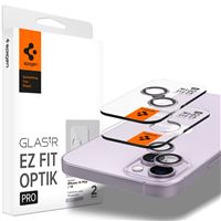 Spigen Glass EZ Fit Optik Pro 2 Pack, purple - iPhone 14/iPhone 14 Plus