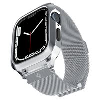 Spigen Metal Fit Pro, silver - Apple Watch 9/8/7 45mm