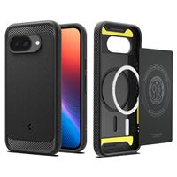 Spigen Rugged Armor MagSafe, matte black - Google Pixel 9a