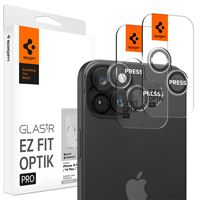 Spigen Glass tR EZ Fit Optik Pro 2 Pack, crystal clear - iPhone 15/15 Plus/14/14 Plus