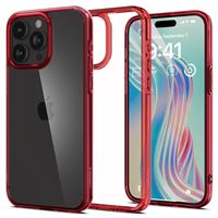 Spigen Ultra Hybrid, deep red - iPhone 15 Pro Max