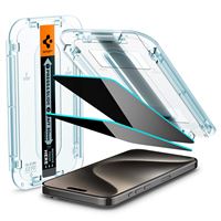 Spigen Glass tR EZ Fit HD Privacy 1 Pack - iPhone 15 Pro Max