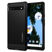 Spigen Rugged Armor, black - Google Pixel 6a