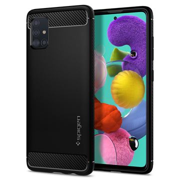 Spigen Rugged Armor, black - Galaxy A51
