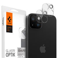 Spigen Glass tR Optik 2 Pack, crystal clear - iPhone 15/15 Plus/14/14 Plus