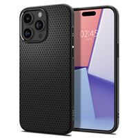 Spigen Liquid Air, matte black - iPhone 15 Pro