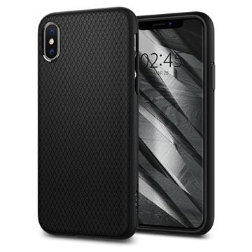 Spigen Liquid Air, black - iPhone XS/X