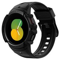 Spigen Rugged Armor Pro, black - Samsung Galaxy Watch5/Watch4 44mm