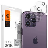 Spigen Glass Optik 2 Pack, clear - iPhone 14 Pro/iPhone 14 Pro Max