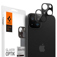 Spigen Glass tR Optik 2 Pack, black - iPhone 15/15 Plus/14/14 Plus