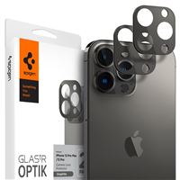 Spigen tR Optik 2 Pack, graphite - iPhone 13 Pro/13 Pro Max