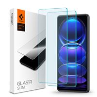 Spigen Glass tR Slim 2 Pack - Xiaomi Redmi Note 12 Pro 5G/Redmi Note 12 Pro+ 5G/POCO X5 Pro 5G