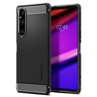 Spigen Rugged Armor, black - Sony Xperia 1 V