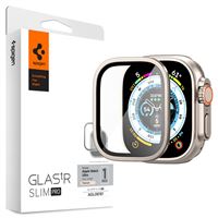 Spigen Glass tR Slim Pro 1 Pack, titanium - Apple Watch Ultra 2/Ultra 49mm