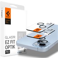 Spigen Glass tR EZ Fit Optik Pro 2 Pack, blue - iPhone 15/15 Plus/14/14 Plus