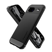 Spigen Rugged Armor, matte black - Google Pixel 8a