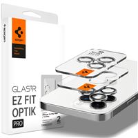 Spigen Glass EZ Fit Optik Pro 2 Pack, silver - iPhone 14 Pro/iPhone 14 Pro Max